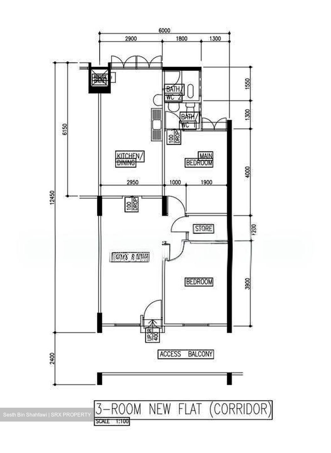 Blk 127 Ang Mo Kio Avenue 3 (Ang Mo Kio), HDB 3 Rooms #612610591